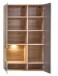 Wohnwand >Kathlin< (5-teilig) schilfgrün / Eiche Dekor - ca. 320x205x47cm (BxHxT)