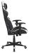 Gaming-Stuhl >Game-Rocker< Racer-Design in schwarz / weiß - 66x128x66cm (BxHxT)