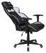 Gaming-Stuhl >Game-Rocker< Racer-Design, schwarz / weiß - 66x128x66cm (BxHxT)