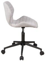 Kinder-Bürostuhl >Marie< bis 70kg, in hellgrau - 51x74x51cm (BxHxT)