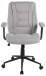 Bürostuhl >Caspar< ergonomisch, hellgrau, Webstoff - 64x96x64cm (BxHxT)