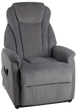 TV-Sessel >Toronto< bis 150kg, ellektrisch,  grau, Webstoff - 76x82x93cm (BxHxT)