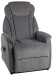 TV-Sessel >Toronto< bis 150kg, ellektrisch,  grau, Webstoff - 76x82x93cm (BxHxT)