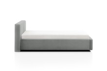 Polsterbett >Cube< Liegefläche 140x200cm, ash, Stellmaß: 180x82x227cm (BxHxT)