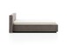 Polsterbett >Cube mit BK< Liegefläche 140x200cm, taupe, Stellmaß: 180x82x227cm (BxHxT)