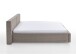 Polsterbett >Cube mit BK< Liegefläche 160x200cm, taupe, Stellmaß: 200x82x227cm (BxHxT)