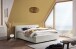 Polsterbett >Cube mit BK< Liegefläche 140x200cm, beige, Stellmaß: 180x82x227cm (BxHxT)