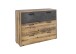 Schubkastenkommode >ALICANTE< 3 Schubladen, Alpine Lodge / Betonoxid - 120x89,4x38 (BxHxT)