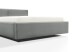 Polsterbett >Cube mit BK< Liegefläche 140x200cm, ash, Stellmaß: 180x82x227cm (BxHxT)