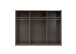 Schlafzimmer-Set >ALICANTE< (2-teilig) Alpine / Beton, Schrank 270x210x60, Bett 305,6x99,5x213,4