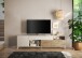Lowboard >Morena< Soft-close, Cashmere / Eiche Cadiz Nachbildung - 241x67x42 (BxHxT)