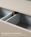 Lowboard >Morena< Soft-close, Cashmere / Eiche Cadiz Nachbildung - 241x67x42 (BxHxT)