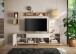 Lowboard >Morena< Soft-close, Cashmere / Eiche Cadiz Nachbildung - 241x67x42 (BxHxT)