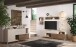 Lowboard >Morena< soft-close, Cashmere / Mercure, Holzwerkstoff - 241x67x42cm (BxHxT)