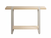 Konsole >37701< in eiche Dekor / Metall - 120x82x30cm (BxHxT)