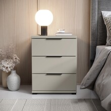 Nachtkommode >SMILLA 2< in Kaschmir - 46x61x42cm (BxHxT)