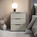 Nachtkommode >SMILLA 2< in Kaschmir - 46x61x42cm (BxHxT)