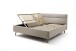 Stauraumbett >Lotte mit BK< Liegefläche 180x200 cm, beige, Stellmaß: 201x105x222cm (BxHxT)