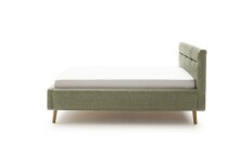 Stauraumbett >Lotte mit BK< Liegefläche 140x200cm, grün, Stellmaß: 161x105x222cm (BxHxT)