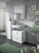 Stauraumschrank >Ice< in Weiß / Weiß Hochglanz - 30x106x30cm (BxHxT)