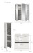 Badezimmer-Set >Ice< in Weiß / Weiß Hochglanz - 105x185x30cm (BxHxT)