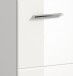 Badezimmer-Set >Ice< in Weiß / Weiß Hochglanz - 135x185x46cm (BxHxT)
