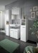 Badezimmer-Set >Ice< in Weiß / Weiß Hochglanz - 150x185x30cm (BxHxT)