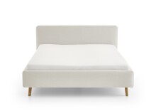 Polsterbett >Mattis< Liegefläche 160x200cm, Nordic Ivory, Stellmaß: 181x105x218cm (BxHxT)
