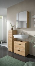 Stauraumschrank >Ice< in artisan oak - 30x106x30cm (BxHxT)