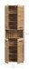 Hochschrank >Ice< in artisan oak - 60x185x30cm (BxHxT)