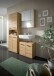 Badezimmerspiegelschrank >Ice< in artisan oak - 60x70x18cm (BxHxT)