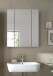 Badezimmerspiegelschrank >Ice< in artisan oak - 60x70x18cm (BxHxT)