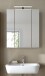 Badezimmerspiegelschrank >Ice< in artisan oak - 60x70x18cm (BxHxT)