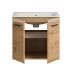 Waschtisch-Set >Ice< in artisan oak - 60x55x46cm (BxHxT)