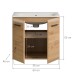 Waschtisch-Set >Ice< in artisan oak - 60x55x46cm (BxHxT)