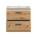 Waschtisch-Set >Ice< in artisan oak - 60x55x46cm (BxHxT)