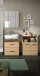Badezimmer-Set >Ice< in artisan oak - 135x185x30cm (BxHxT)