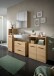 Badezimmer-Set >Ice< in artisan oak - 135x185x30cm (BxHxT)