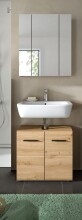 Badezimmer-Set >Ice< in artisan oak - 60x185x30cm...