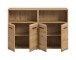 Badezimmer-Set >Ice< in artisan oak - 120x80x30cm (BxHxT)
