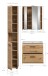 Badezimmer-Set >Ice< in artisan oak - 105x185x46cm (BxHxT)