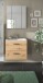 Badezimmer-Set >Ice< in artisan oak - 60x185x46cm (BxHxT)