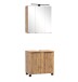 Badmöbel-Set >Nizza< (2-tlg.) in Wotaneiche - 60x35cm (BxT)