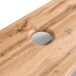 Waschtisch-Set >Nizza< (2-tlg.) in Wotaneiche, schwarz - 120x200x47cm (BxHxT)
