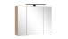 Waschtisch-Set >Nizza< (2-tlg.) in Wotaneiche, schwarz - 80x200x47cm (BxHxT)