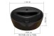 Waschtisch-Set >Nizza< (2-tlg.) in Wotaneiche, schwarz - 120x200x47cm (BxHxT)