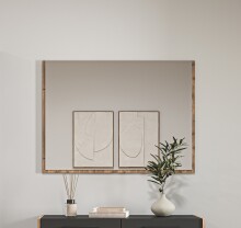 Spiegel >Bueno< in Basalt - 95x70x2cm (BxHxT)