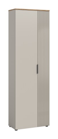 Garderobenschrank >Slide< in kaschmir - 60x195x36cm (BxHxT)