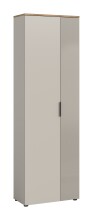 Garderobenschrank >Slide< in kaschmir - 60x195x36cm...