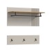 Garderobenpaneel >Slide< in kaschmir - 80x80x28cm (BxHxT)